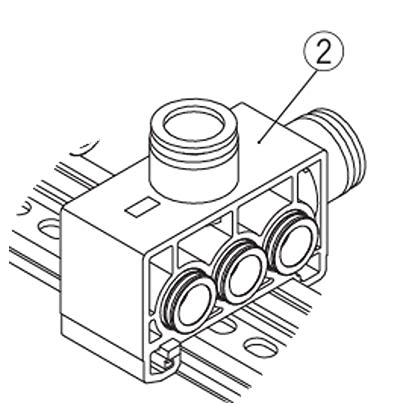 SMC SY7000 Резиновое уплотнение, SY7000-75-1A-Q
