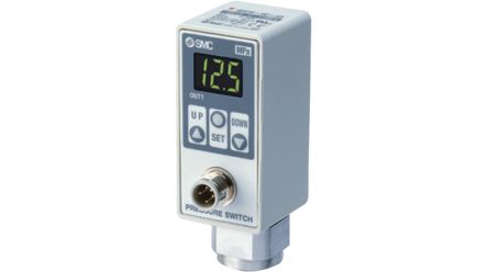 SMC Датчик давления, IP67 1 Mpa 24 V dc 50 °C