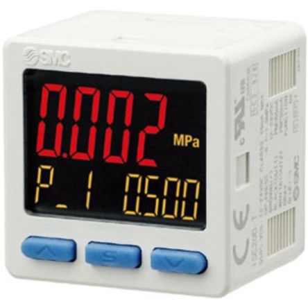 SMC Датчик давления, IP65 10 бар 24 V 50 °C