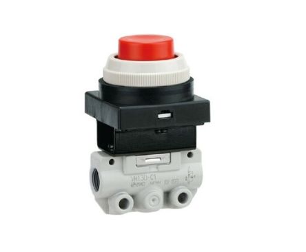 SMC Кнопочный механический клапан VM100 Series, G G 1/8, III B