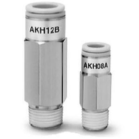SMC AKH Обратный клапан, 1 Mpa Резьбовой R 1/8 в трубке UNF 1/8