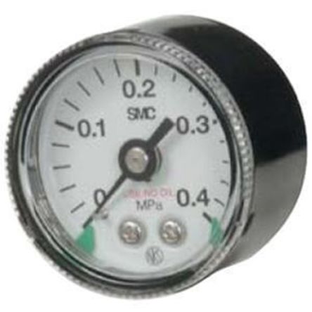 SMC R 1/4 дюйма Тип R Манометр, 42 mm, 10 bar