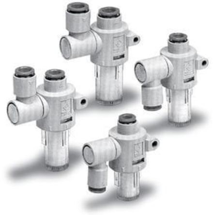 SMC Вакуумный фильтр - ZFB Серия, 30 μm, Rc 1/4 дюйма Порт подключения