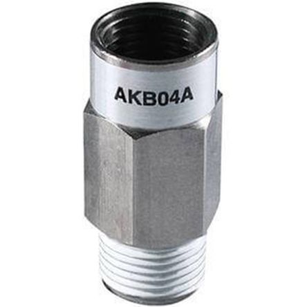 SMC Алюминиевый резьбовой переходник с обратным клапаном 3/8 дюйма, 10 бар
