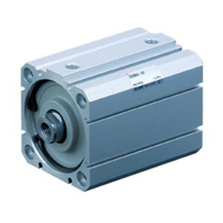SMC Пневматический Компактный Цилиндр - 32 mm Диаметр цилиндра, 10 mm C55 Серия, Двустороннего Действия