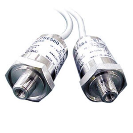 SMC Датчик давления, IP40 10 бар 12/24 В 60 °C