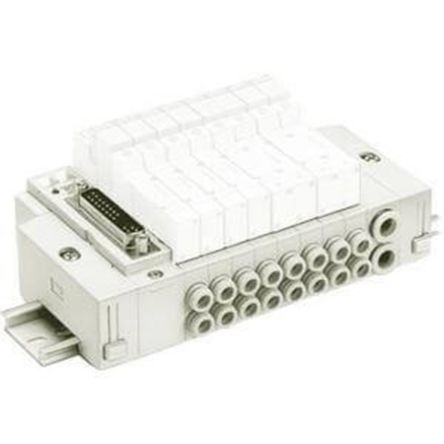 Система SMC SY5000, 4-станционный распределитель R для использования с клапанами серии SY