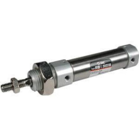 SMC ISO стандартный цилиндр - 20 мм Диаметр цилиндра, 500 мм C85 Series, Двустороннего действия