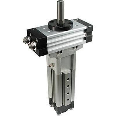 SMC Пневматический компактный цилиндр - MRQ Серия 40 mm Диаметр цилиндра, 100 mm MRQ Серия, двустороннего действия