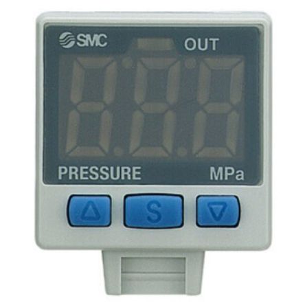 Датчик давления SMC, IP40 10 бар 24 В 50 °C