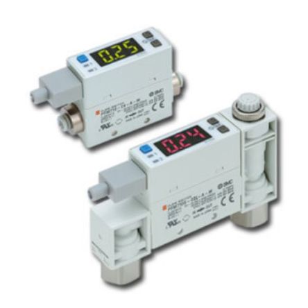 SMC PFM7 Серия Интегрированный дисплей переключатель потока для воздуха, 0.2 л/мин мин, 10 л/мин макс
