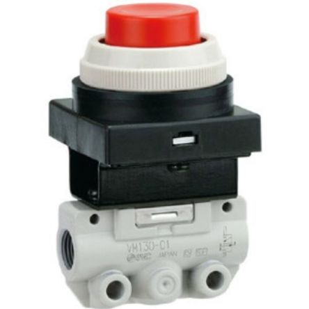 SMC Основной механический клапан серии VM100, метрический M5 x 0.8, VM132-M5-00A