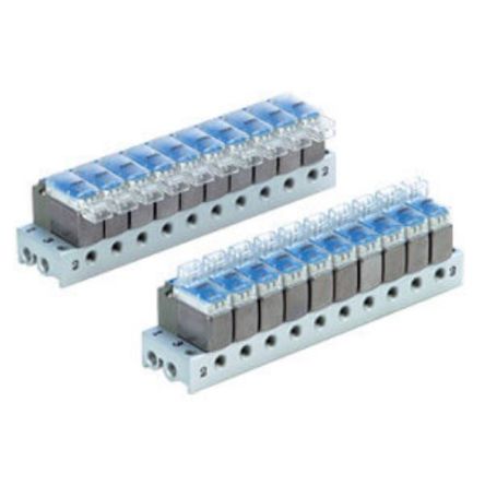 SMC База распределителя VV100-S41-04-M5, NC, 24 V dc M5 x 0.8, M5
