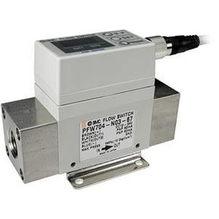 SMC Серия PF2W Цифровой Датчик Потока для Воды, 2L/min Мин, 16 L/min Макс